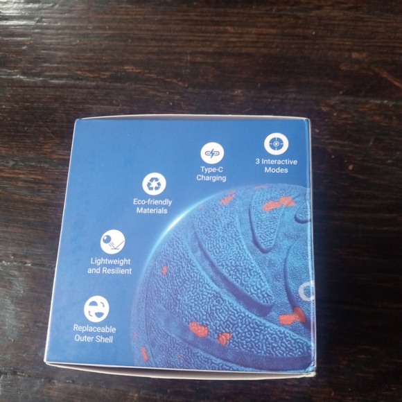 New Material】Cheerble Smart Interactive Dog Toy, Wicked Ball AIR, Blue - Picture 5 of 11